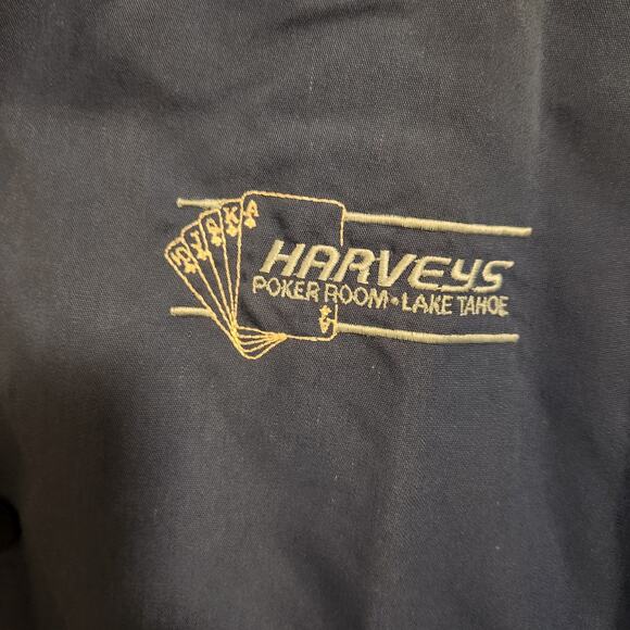 Vintage Harvey's Casino Lake Tahoe Jacket size Large Made in USA - Picture 2 of 4
